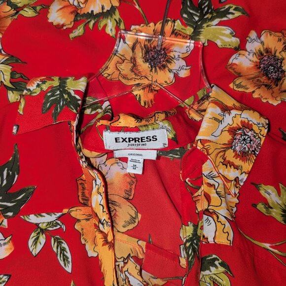 Red floral Express Portofino shirt - Picture 3 of 3